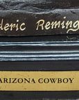 Frederic Remington Arizona Cowboy on Horse Art Deco Western Bronze Sculpture