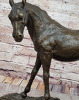 Mare & Foal Mother Horse Two Horses Statue Sculpture Equestrian Decor