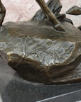 Milo “Stag by Lecourtier” Reproduction – Majestic Deer Bronze Sculpture