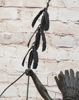 Native American Indian Warrior on Horseback - Signed Original Bronze Sculpture by Milo