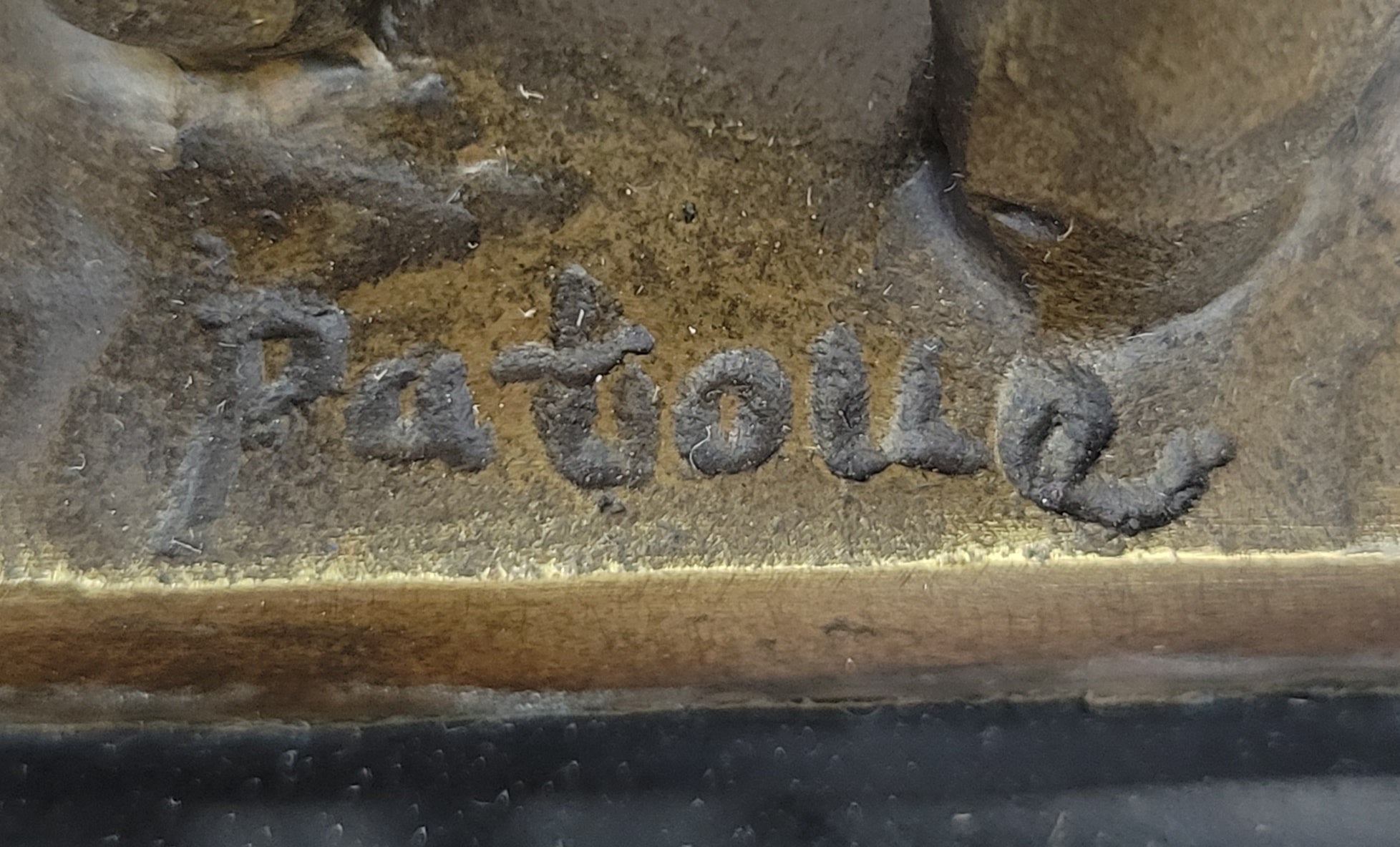 Gay Cowboy Assless Chaps Erotic Art Statue Sculpture Modern Signed Patoue 11&quot; x 4&quot;