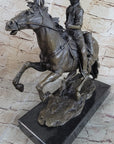 The Arizona Cowboy bronze statue, inspired by Frederic Remington Sculpture Gift