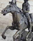 The Arizona Cowboy bronze statue, inspired by Frederic Remington Sculpture Gift