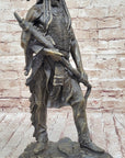 Native American Indian Warrior Bronze Metal Statue Sculpture Figure Original Art