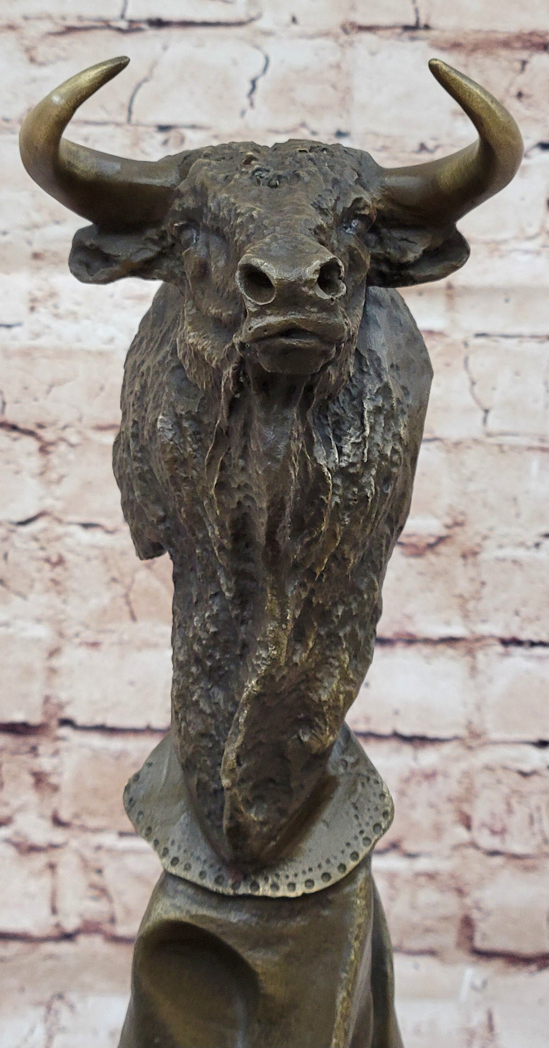 Abstract Bull Monument Sculpture Statue Original Art Bronze Sculpture Western Decor