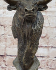 Abstract Bull Monument Sculpture Statue Original Art Bronze Sculpture Western Decor