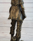 Cowgirl Female Cowboy Bronze Statue Sculpture Western Country Figure 22" X 7"