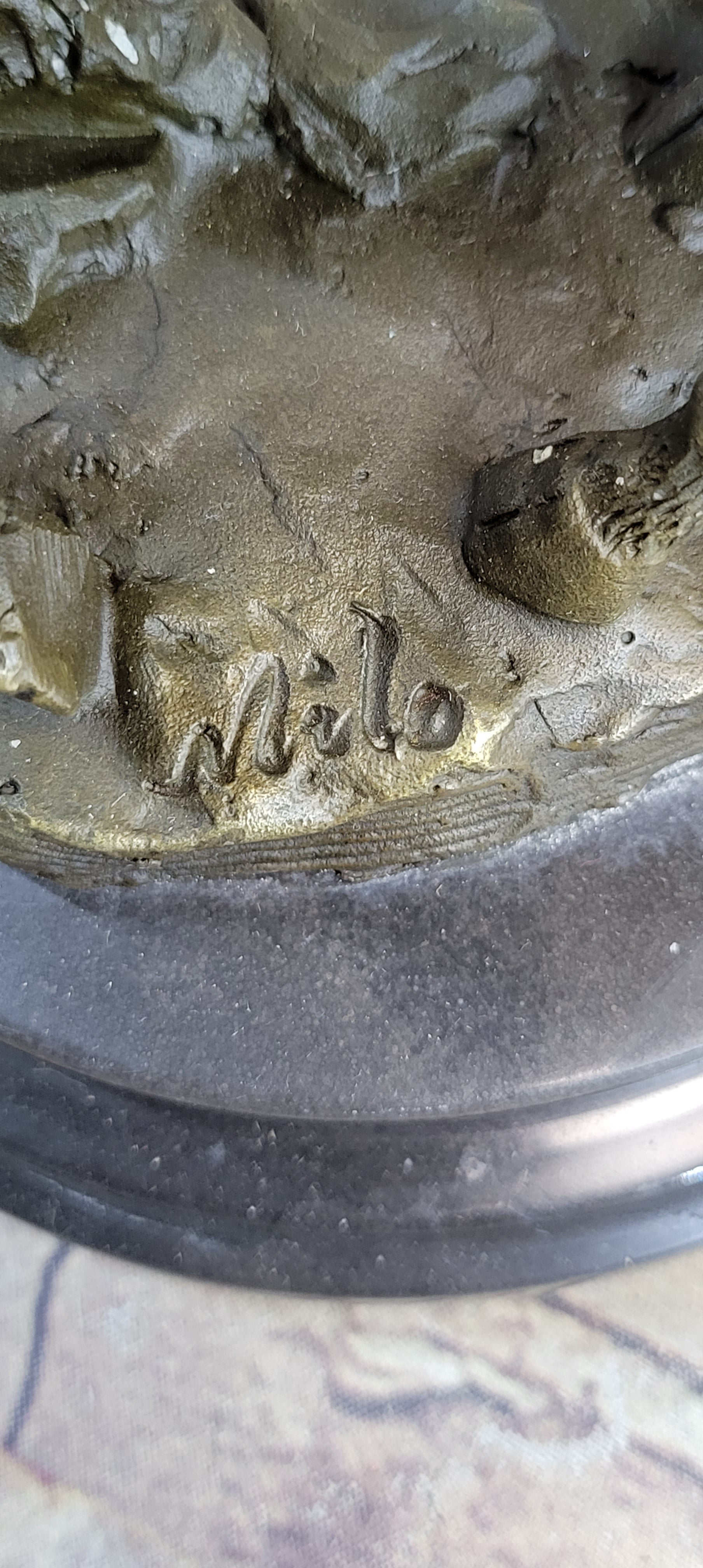 Native American Indian Shaman w/ Deer Bronze Statue Sculpture Figure 12&quot; x 6.5&quot;