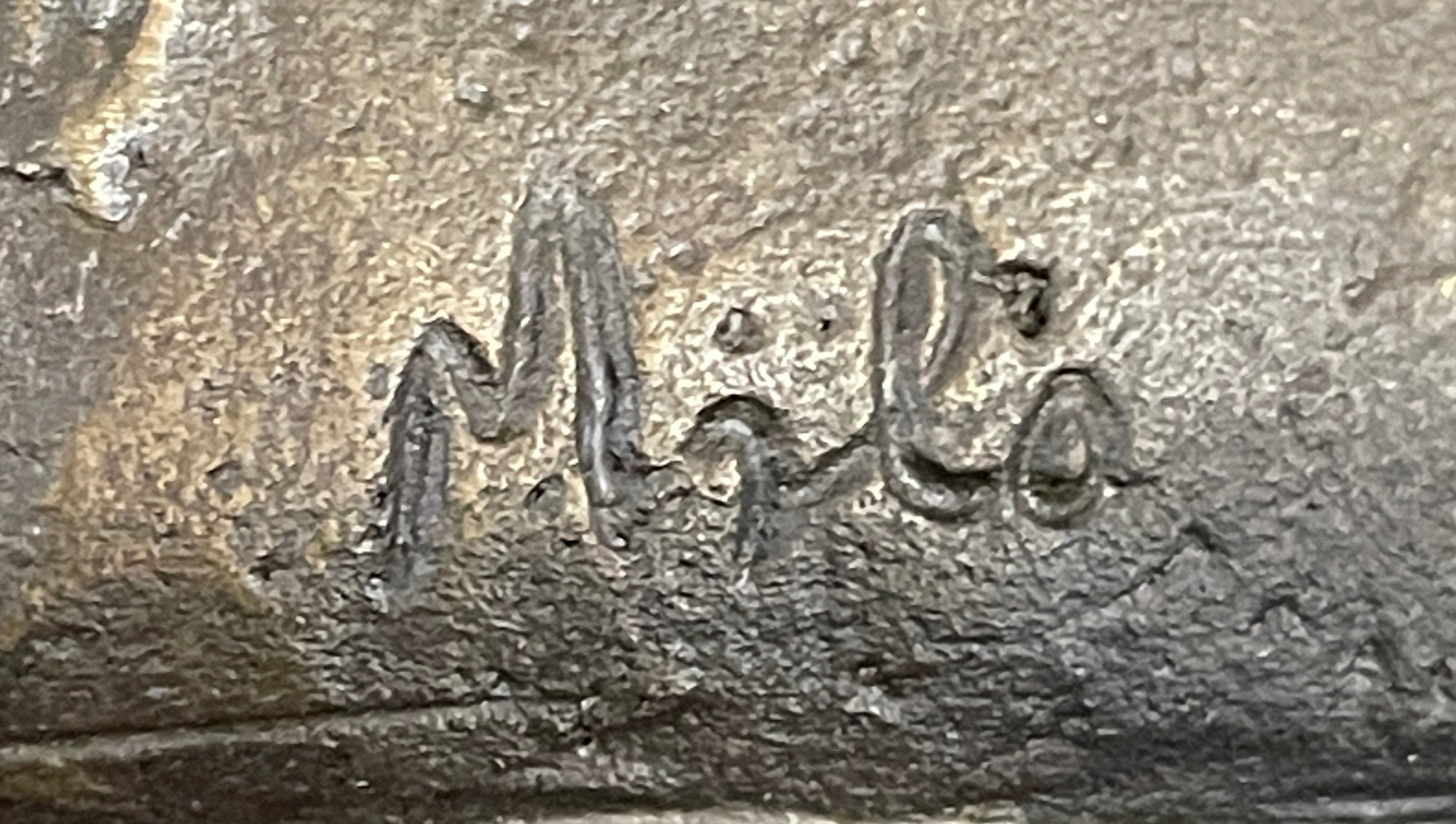 Native American Indian Man in Canoe Bronze Statue Sculpture Figure 7&quot; x 10&quot;