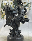 Abstract Modern Art Original Kamiko Outlaw Cowboy Horse Gun Bronze Sculpture Art