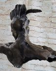 Native American Indian Mohawk Archer Bronze Bust Sculpture Statue Mario Nick 29" x 23"