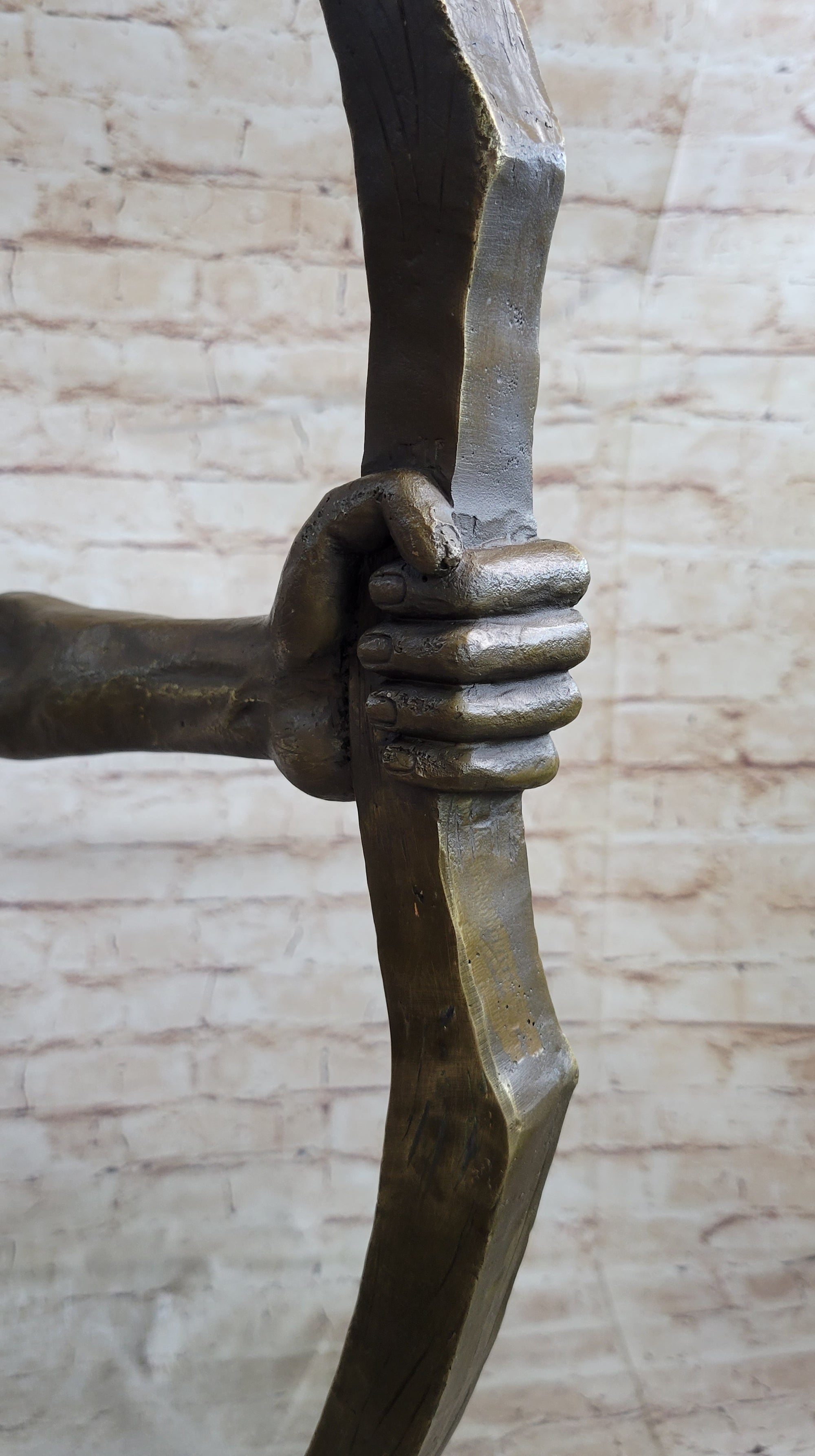 Native American Indian Archer Abstract Bronze Statue Sculpture Figure Mario Nick 33&quot; x 22&quot;
