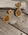 Light Rodeo Style Animal Print Fashion Earrings