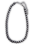 Jenna Navajo Style Pearl Fashion Necklace - Natural