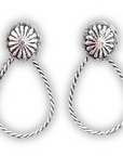 Marie Teardrop Dangle Fashion Earrings - Silver