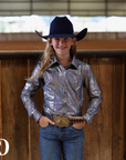 *YOUTH* PERIWINKLE SPARKLE PERFORMANCE SHIRT
