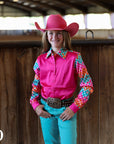 *YOUTH* DIEGO SATIN PERFORMANCE RODEO SHIRT