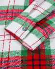 Plaid Flannel Buttoned Christmas Shacket