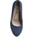 The Denim Block Heel