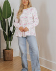 Amari Shirred Balloon Sleeve Blouse