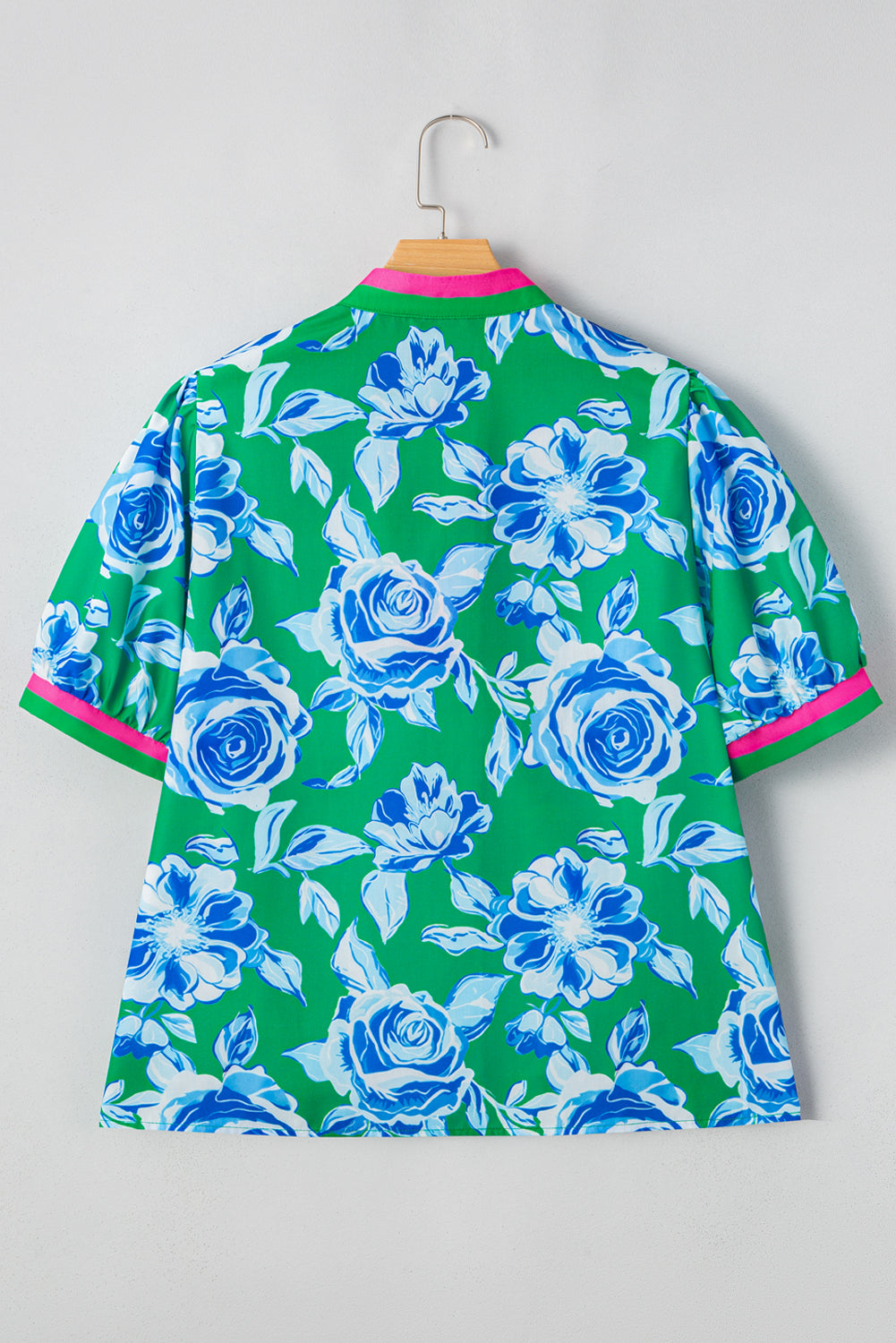 Plus Size Floral Short Sleeve Top