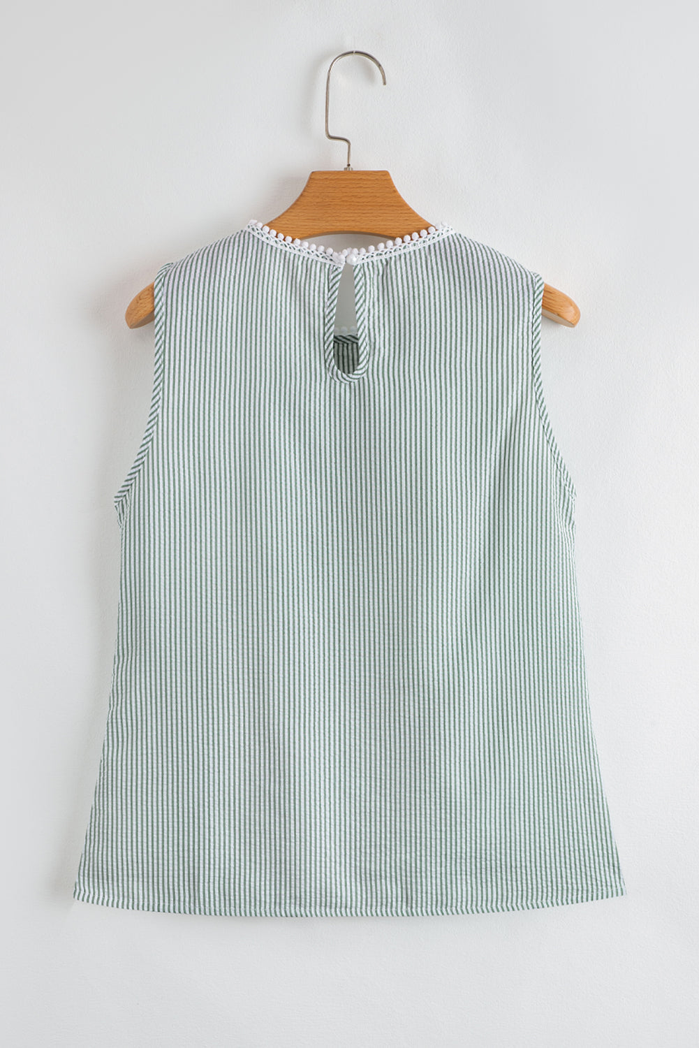Stripe Lace Patchwork Tank Top