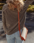 Aria Knit Sleeve Casual Sweater