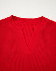 Evelyn Knit Drop Shoulder Sweater