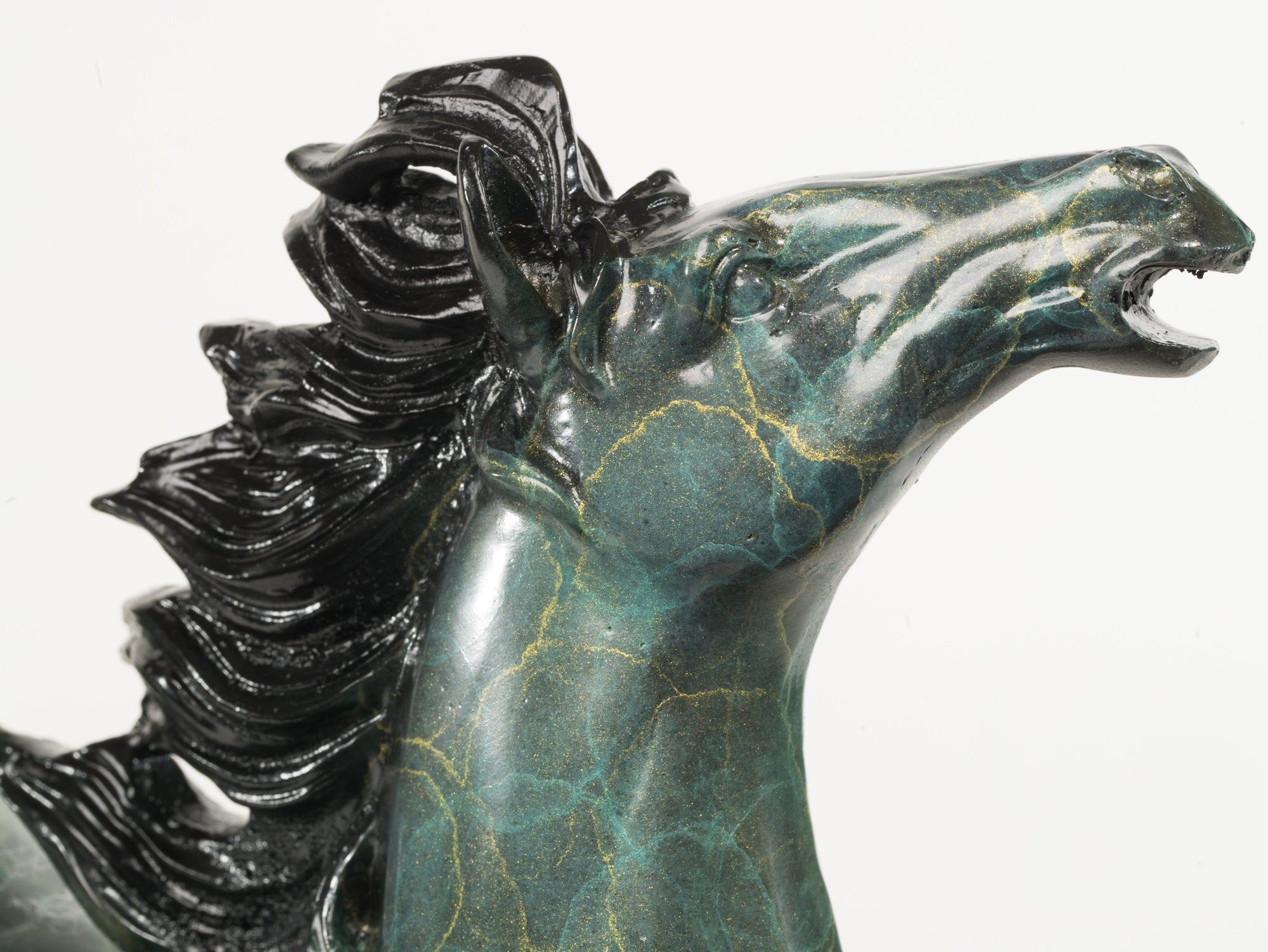 Arabian Horses Galloping Western Equestrian Art Bronze Limited Edtion Sculpture