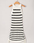 Azari Stripe Knitted Sleeveless Dress