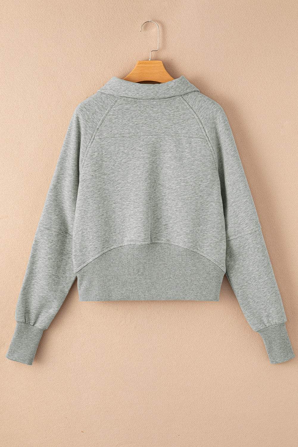 Fleece Lined Zip-Up Sweatshirt