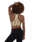 Longhorn Ranch Cactus Padded Sports Bra