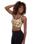 Longhorn Ranch Cactus Padded Sports Bra