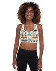 Aztec Blanket Print Sports Bra