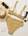 Yeehaw Yellow Gingham Print Bikini