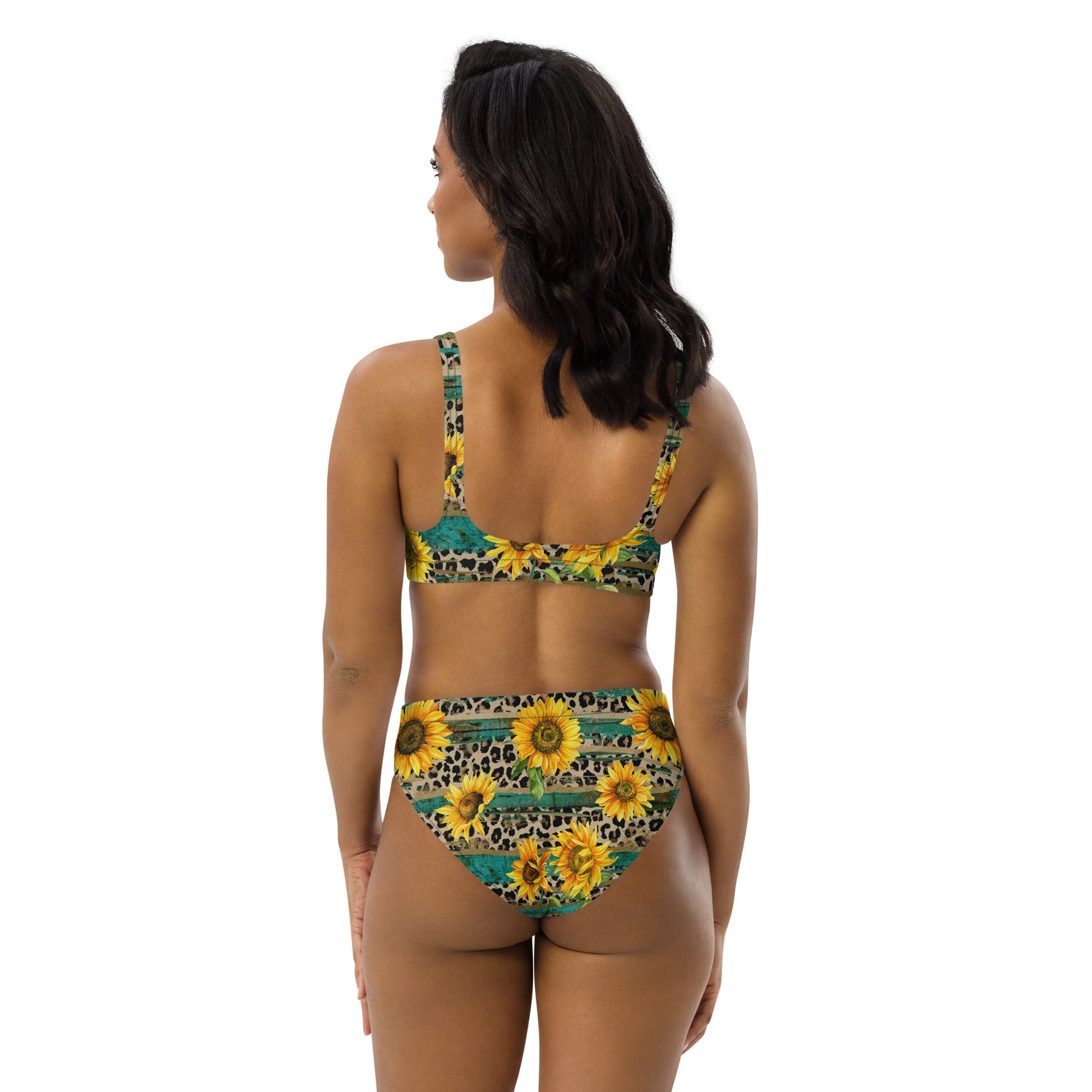 Yeehaw Leopard &amp; Sunflower Bikini
