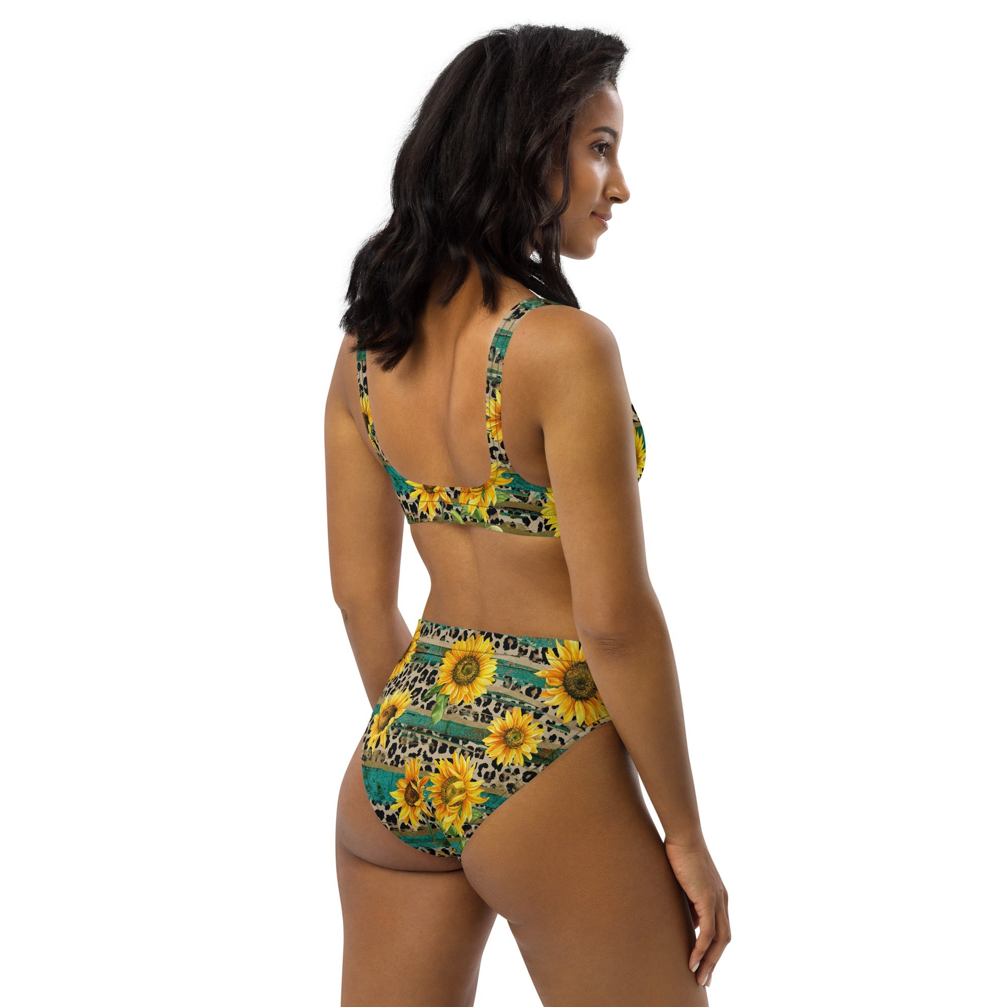 Yeehaw Leopard &amp; Sunflower Bikini