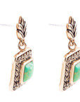 Aloha Lime Turquoise Earrings