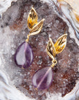 Amethyst Petals Earrings