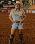 Aztec Cow Western Graphic Tee