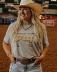 Aztec Cow Western Graphic Tee