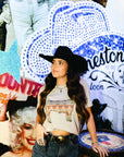Aztec Cow Western Graphic Tee