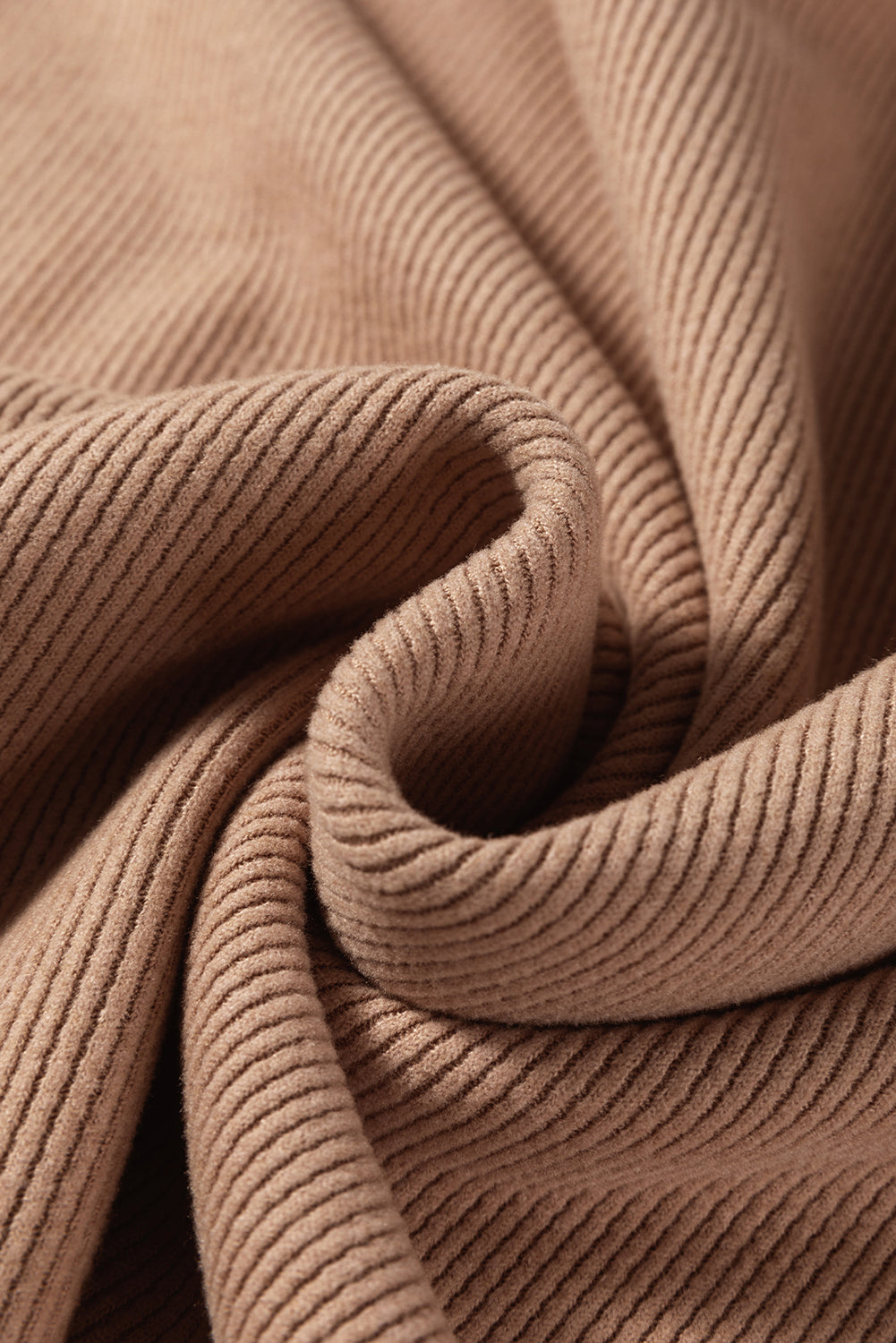 Solid Corduroy Lace Hoodie and Pants Set