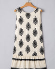 Jazmin Sleeveless Hollowed Bowknot Back Mini Dress