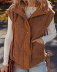 Evelyn Knot Side Plush Vest