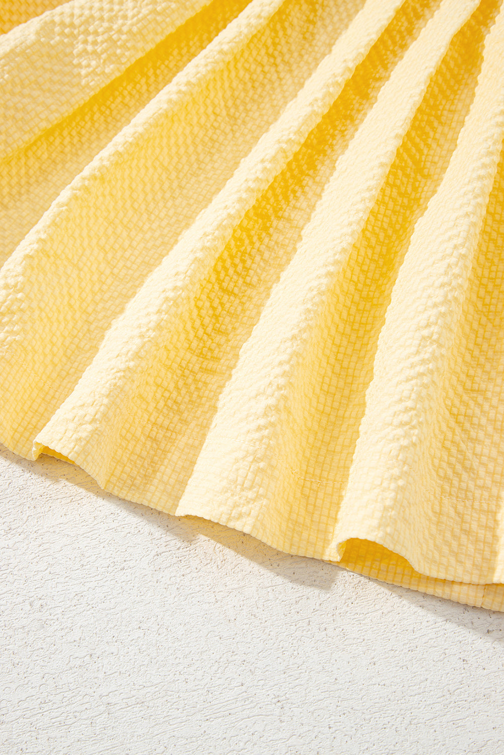 Bow Tie Pleated Tank Top