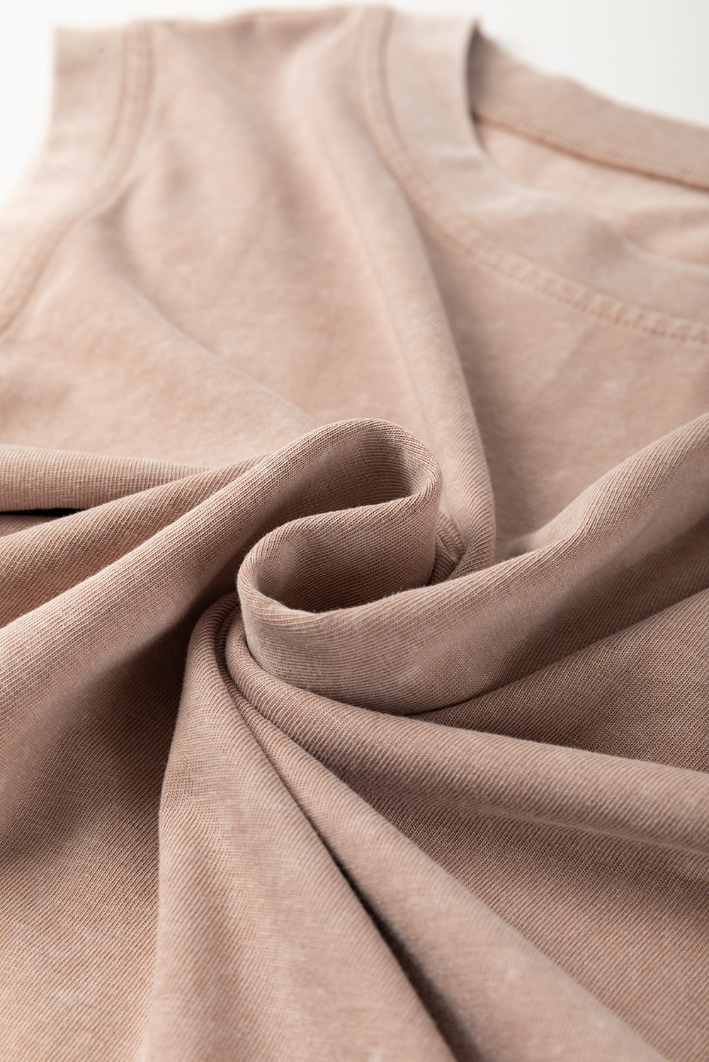 Mineral Wash Tank Top and Lined Split Skirt Set