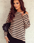Abigail Shoulder Loose Sleeve Sweater