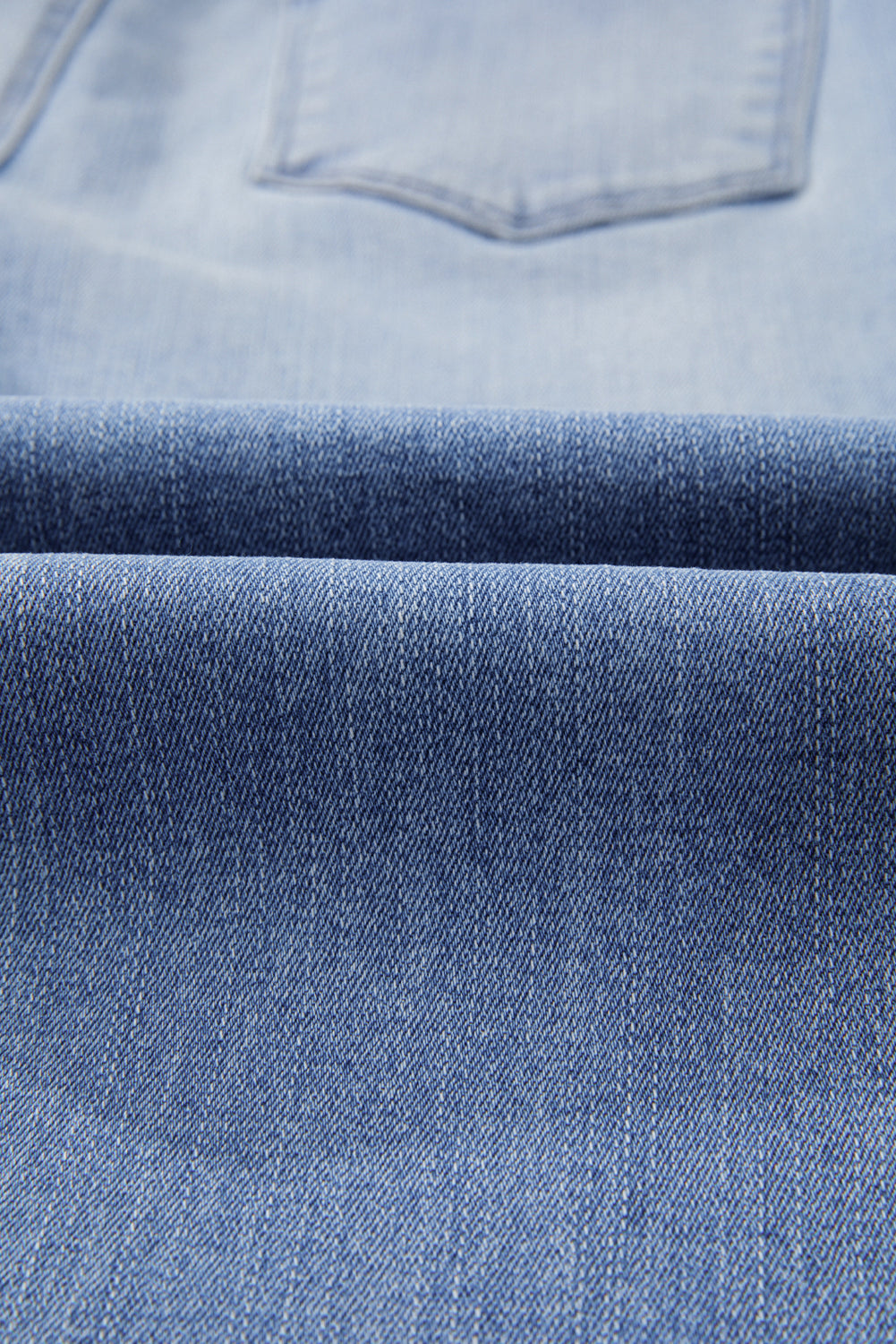 Solid Mineral Wash Raw Hem Flared Jeans