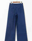 Raven Medium Wash Straight Leg Loose Casual Jeans
